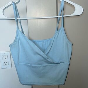 light blue tank